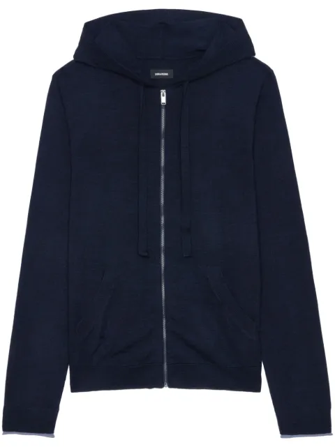 Zadig&Voltaire hoodie Clash con cierre