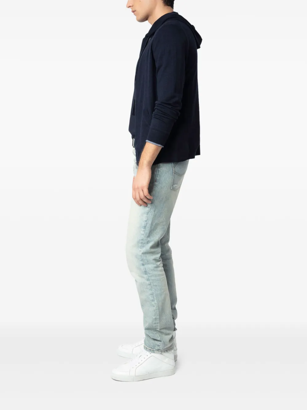Zadig&Voltaire Hoodie met rits Blauw