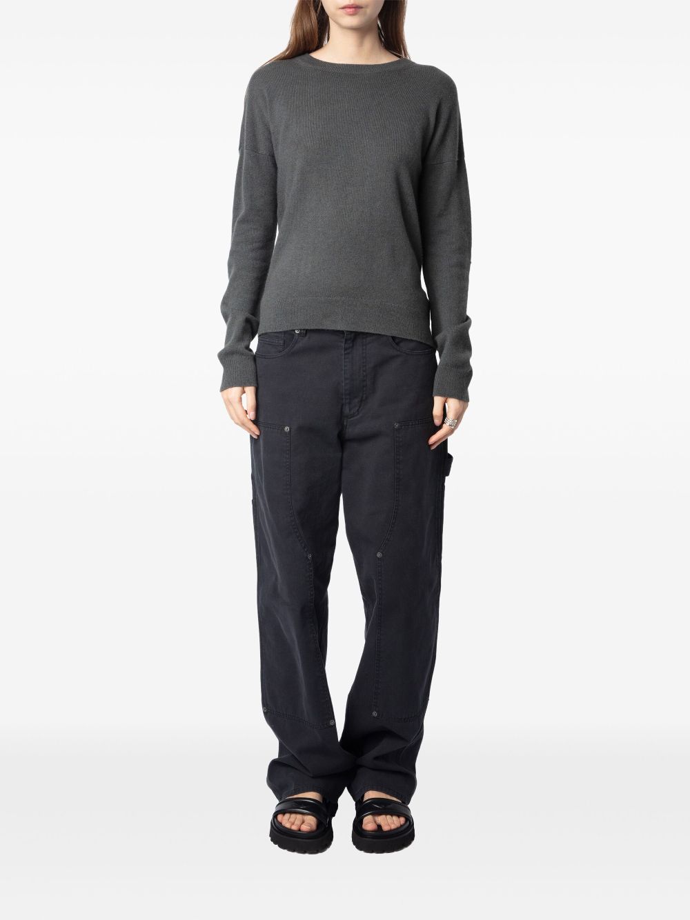 Zadig&Voltaire Cici patch jumper - Grijs