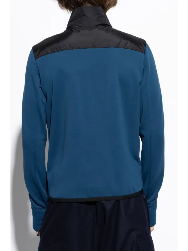 Moncler Grenoble Padded Polartec® zip-up Jacket | Blue