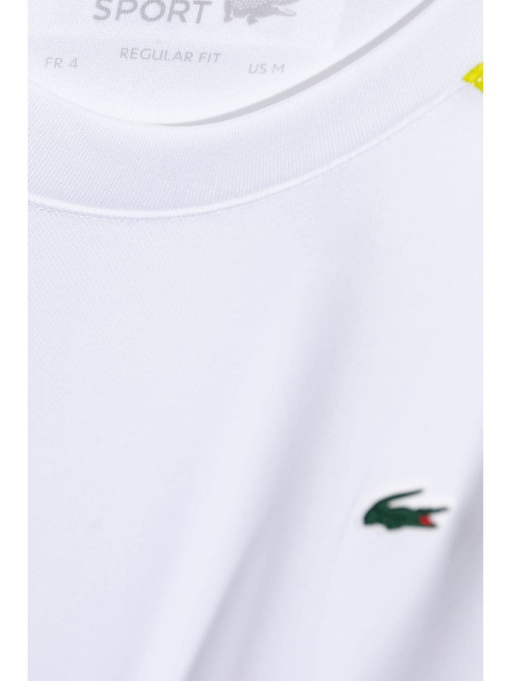 Shop Lacoste Tennis Piqué T-shirt In 白色