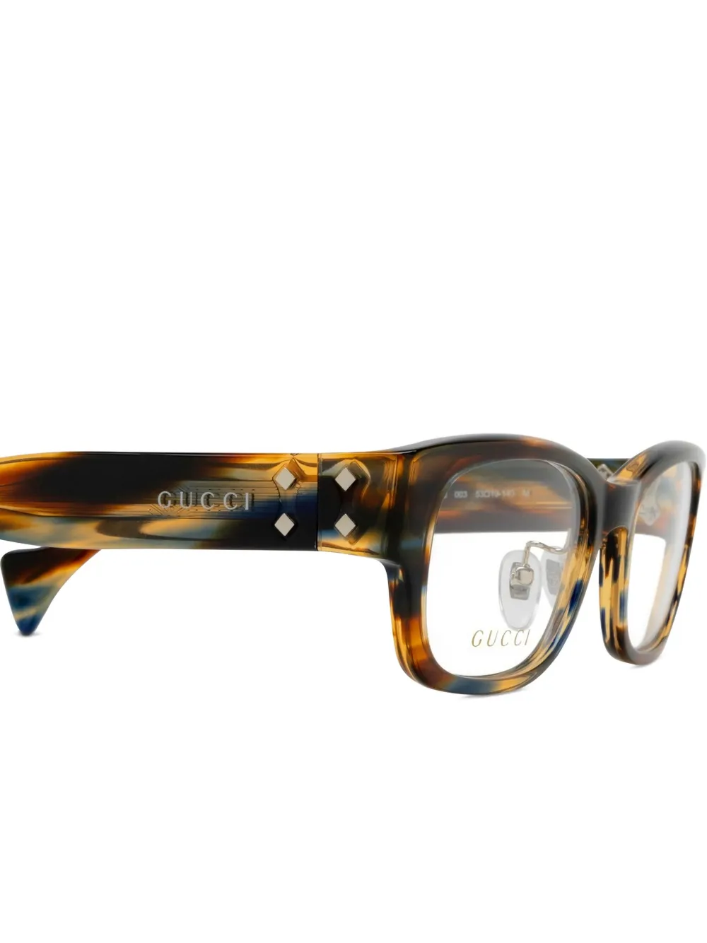 Gucci Eyewear rectangle-frame glasses Bruin