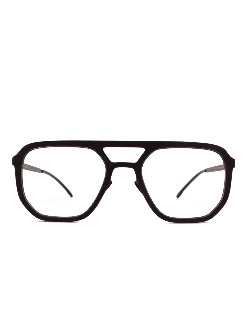 Mykita geometric-frame glasses Zwart