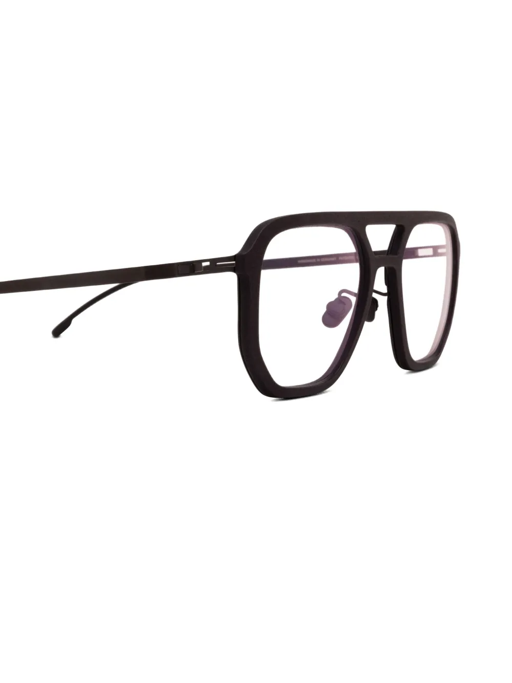 Mykita geometric-frame glasses Zwart