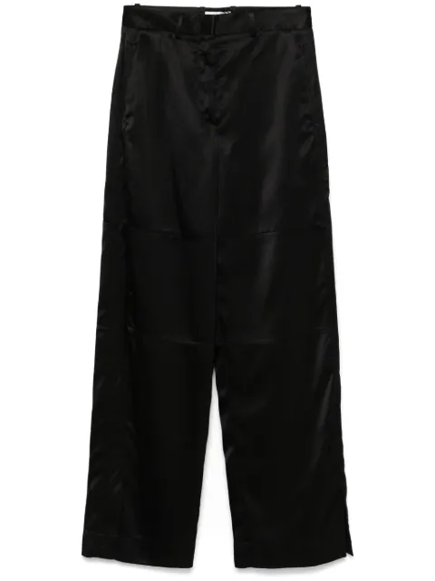 Jil Sander pantalones de satén
