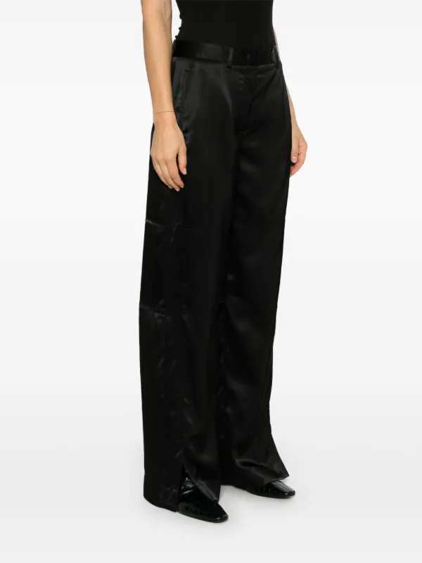 安価 Jil Sander サテンパンツ | ブラック | FARFETCH JP パンツ