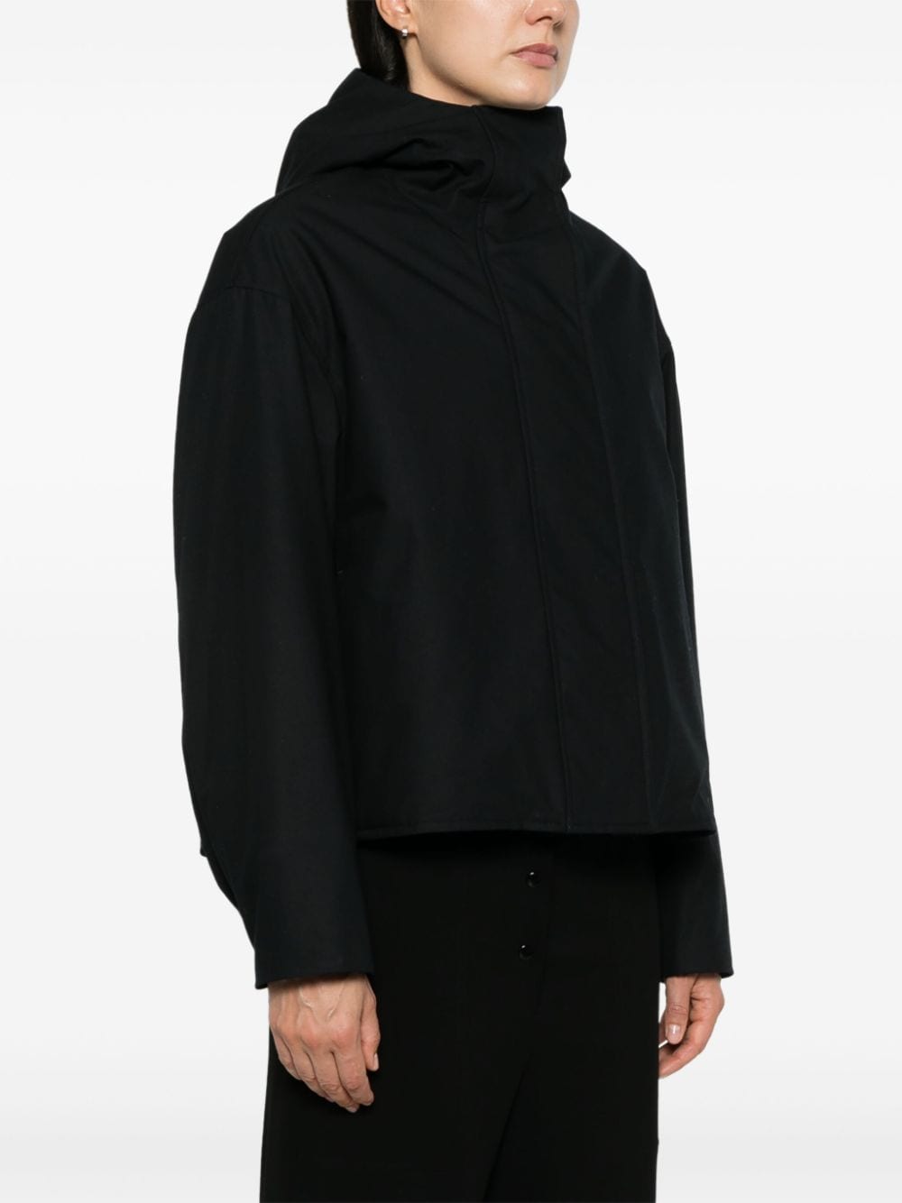 Shop Jil Sander + Hooded Jacket In Blue