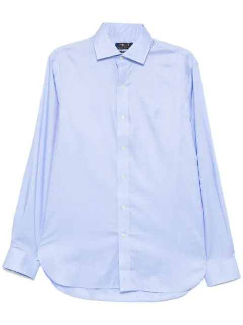 Polo Ralph Lauren logo embroidery long-sleeves shirt