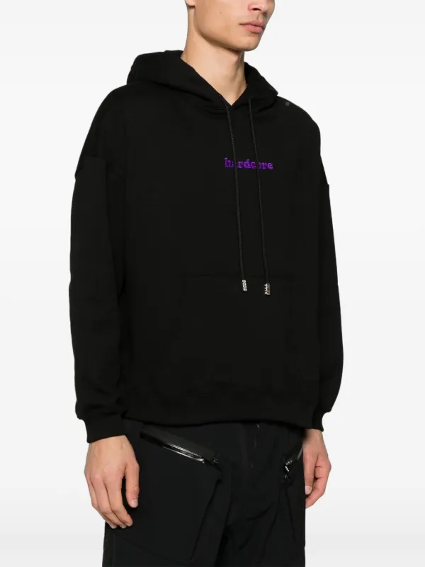 スウェット・トレーナー GCDS Logo print hoodie Black  FW23M100667 GCDS Logo Print Hoodie | Black | FARFETCH AM