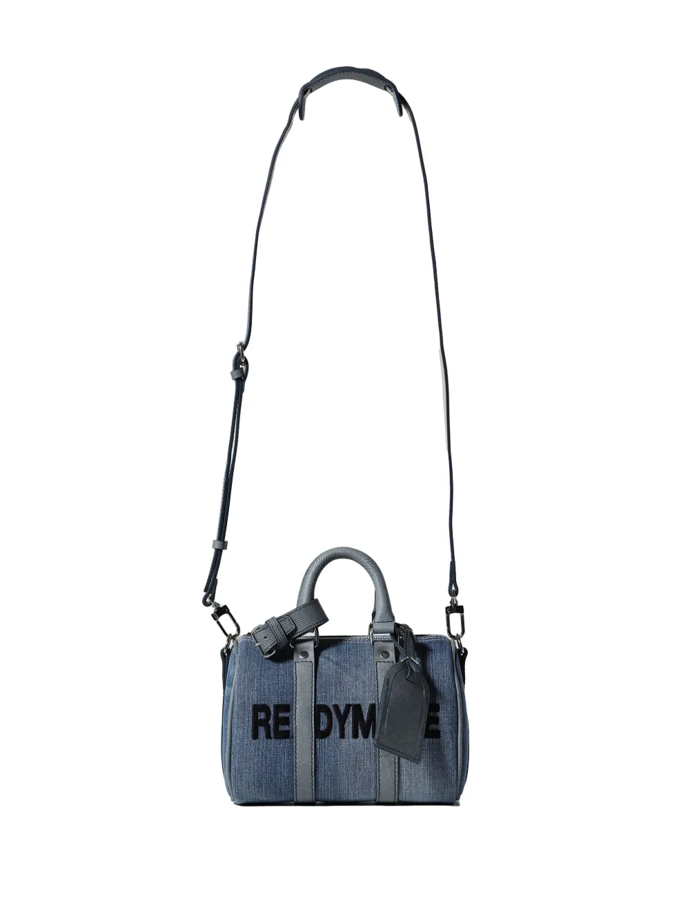 Readymade Shopper met logoprint Blauw
