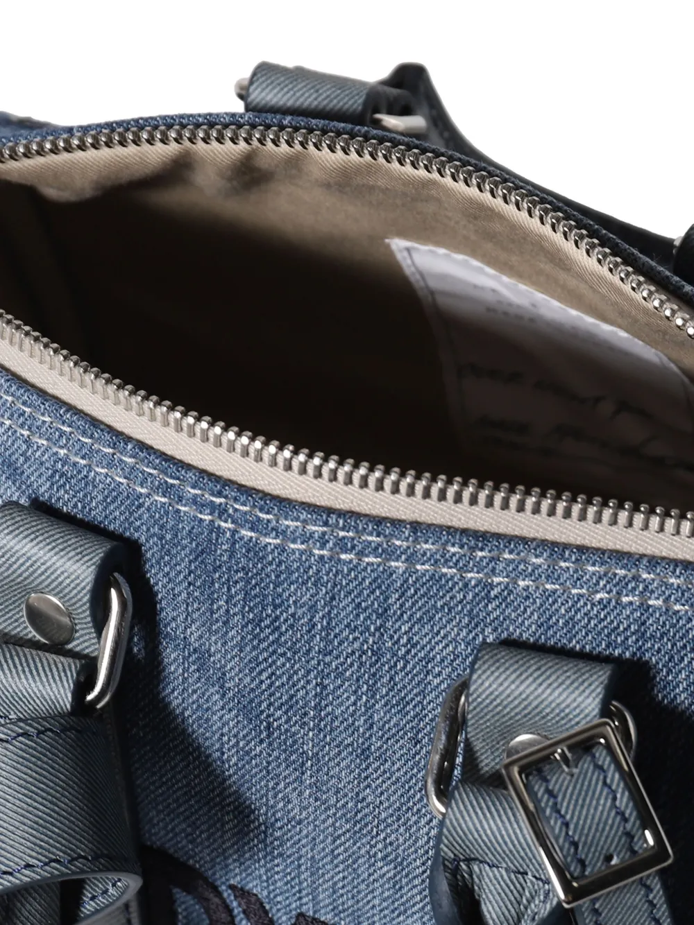 Readymade Shopper met logoprint Blauw