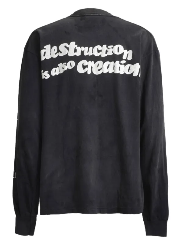 Readymade Destruction Tシャツ | ブラック | FARFETCH JP