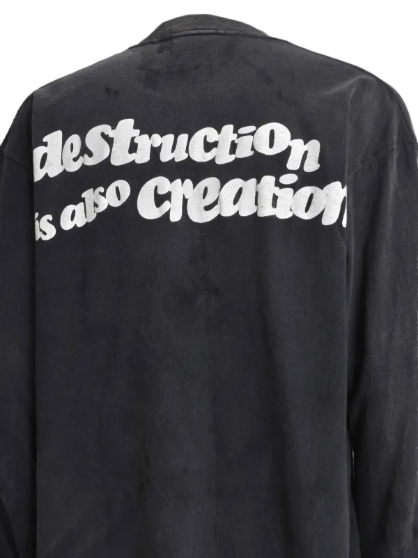 Readymade Destruction t-shirt | Black | FARFETCH AO