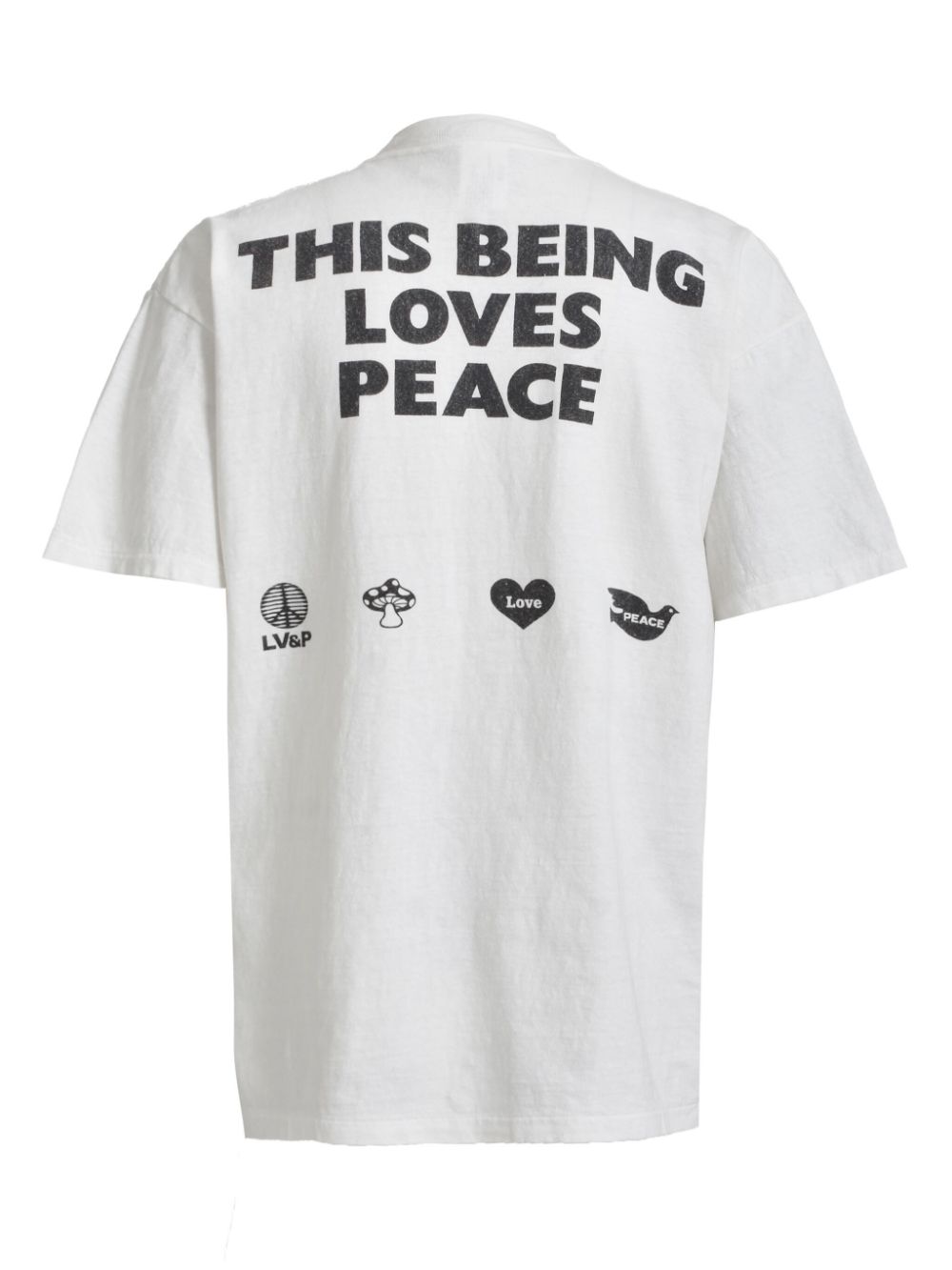 Readymade Love Peace T-shirt - Wit