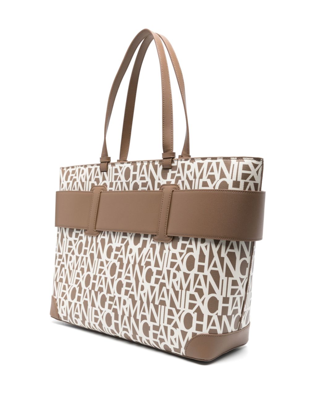 Armani Exchange logo-print tote bag Women