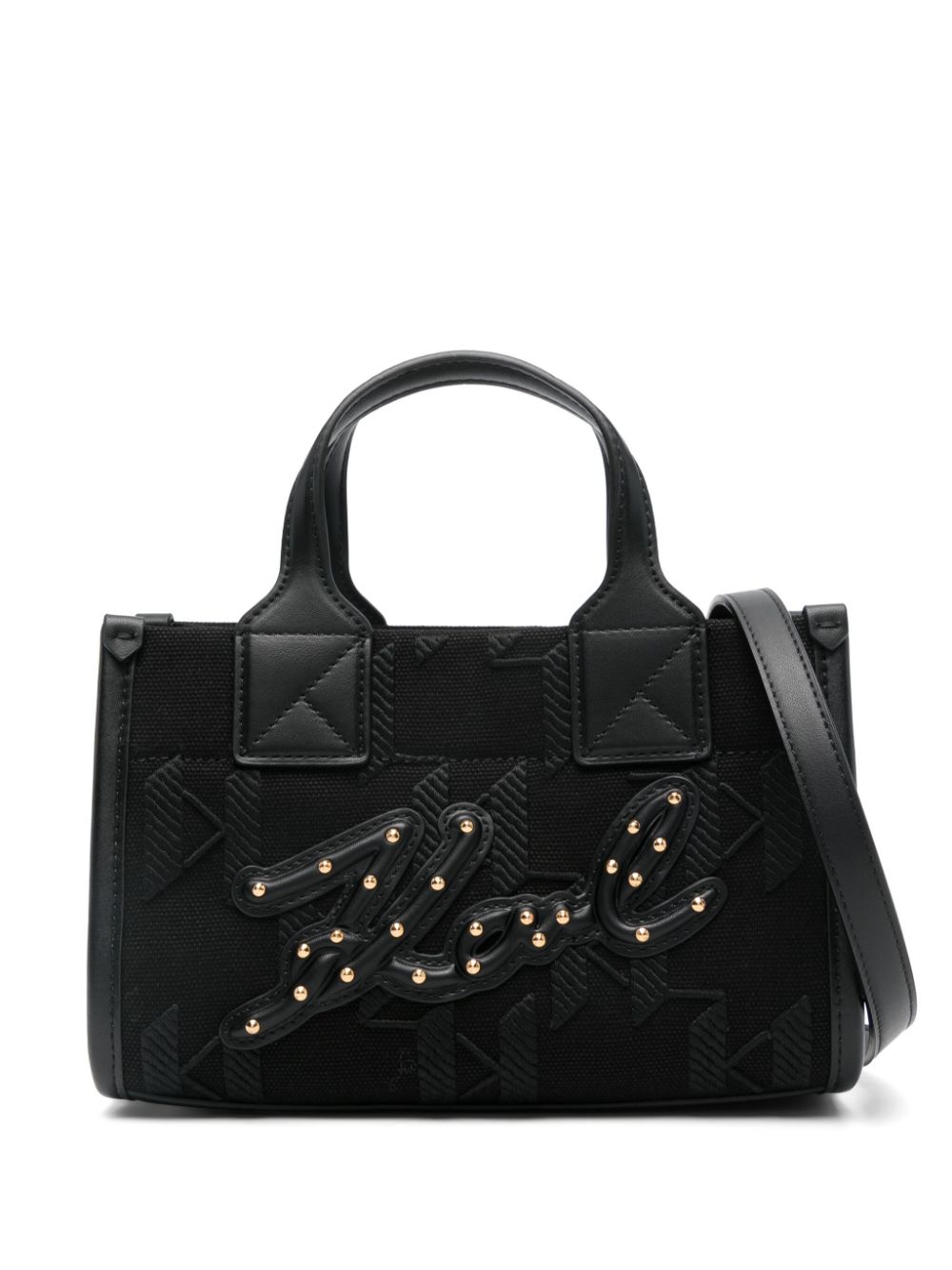 Karl Lagerfeld monogram tote bag – Black