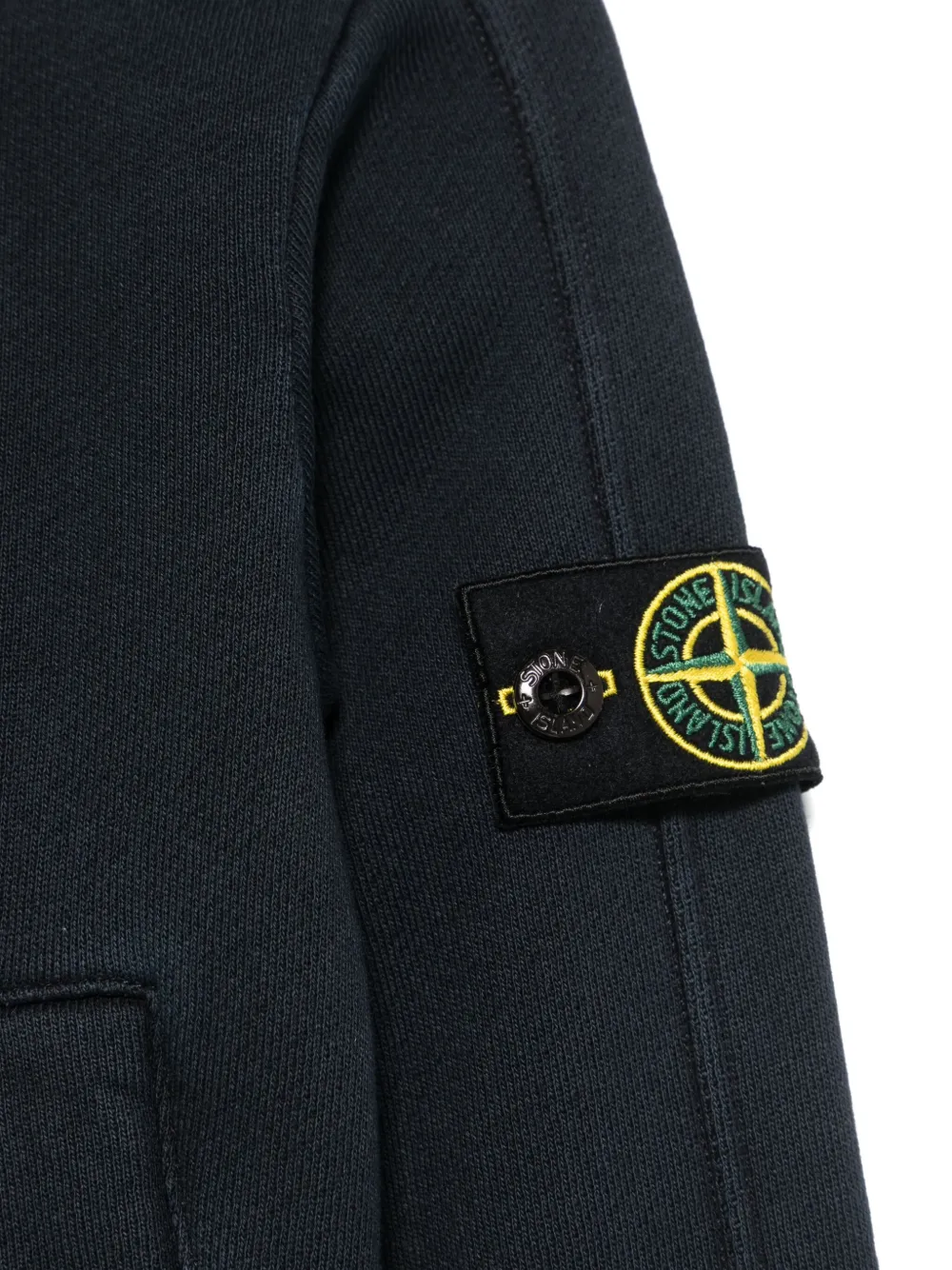 Stone Island Junior Sweater met Compass-logopatch Blauw