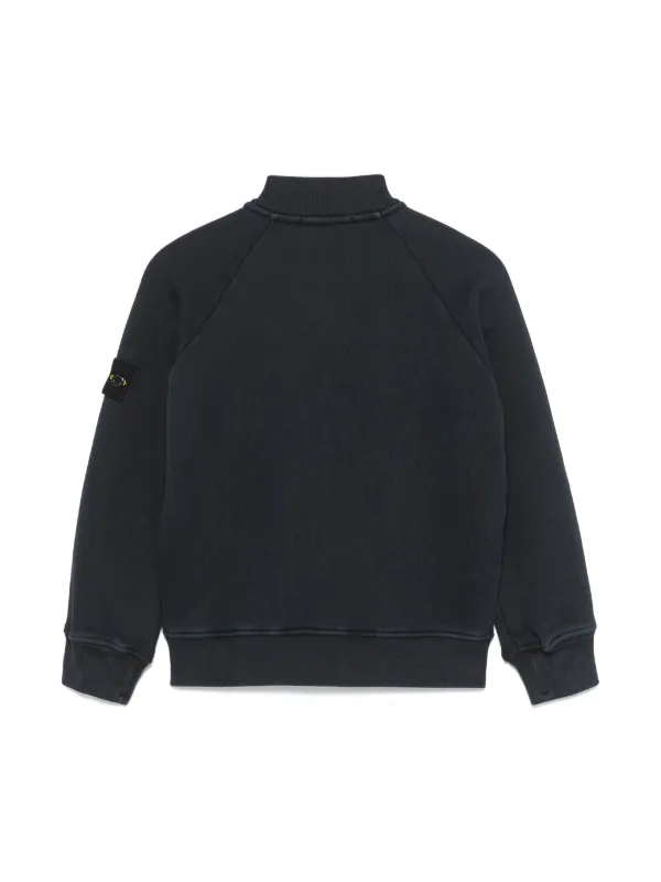 Stone Island Junior コンパスパッチ スウェットシャツ | ブルー 