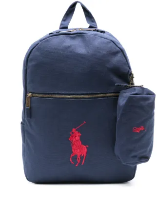 POLO RALPH LAUREN KIDS Polo Pony バックパック | ブルー | FARFETCH JP