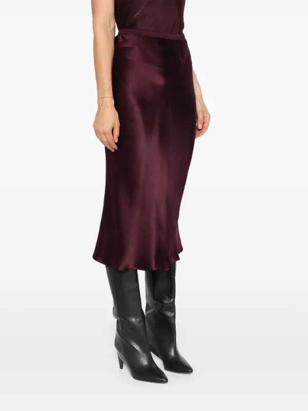 ワンピース ANINE BING Women Mid Skirts A 02 3468VI RED15 ANINE BING Bar Midi Skirt | Red | FARFETCH