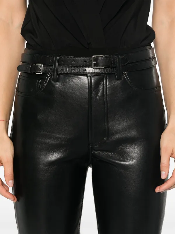 ANINE BING Bruno Trousers | Black | FARFETCH