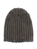 Avant Toi ribbed-knit beanie - Grey