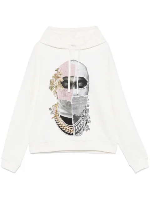 Ih Nom Uh Nit Newspaper Mask-print hoodie
