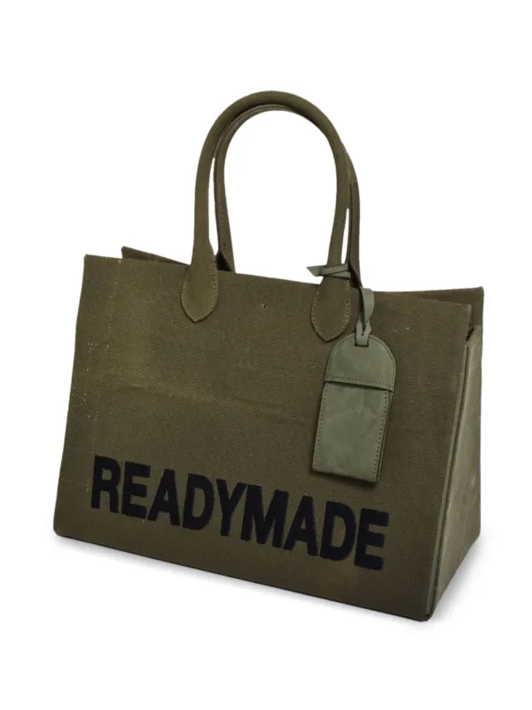 Readymade logo-print Tote Bag | Green | FARFETCH