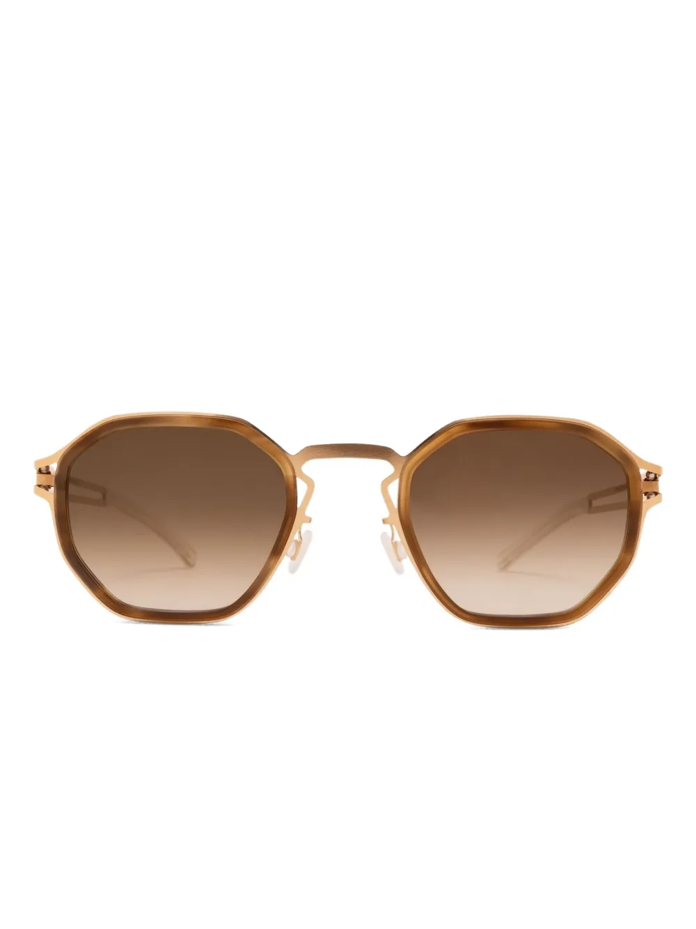 Mykita GIA SUN A80 Champagne Gold Galapagos Bruin