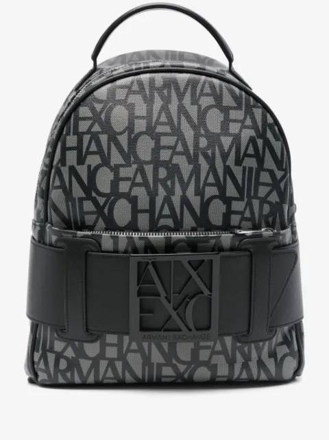 Armani Exchange rygsæk med logotryk