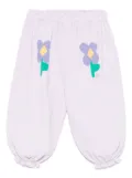 Bobo Choses Pansy Flowers trousers - Purple