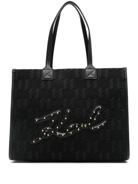 Karl Lagerfeld monogram tote bag WOMEN