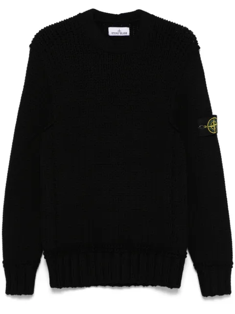 Stone Island sweat en coton à patch Compass