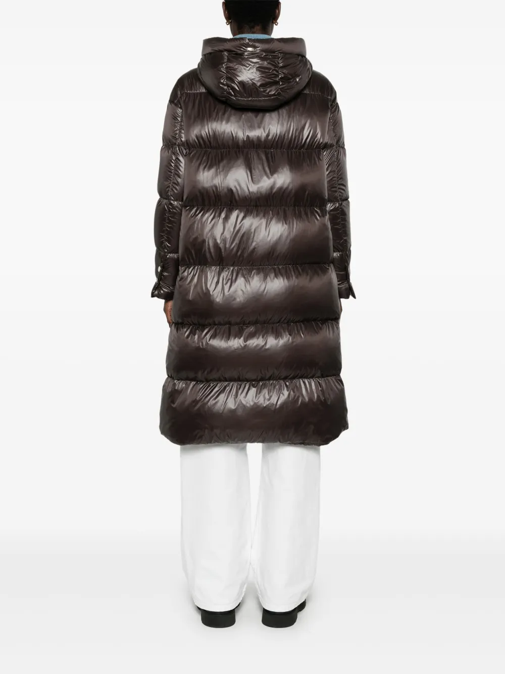 Herno Padded Coat In Brown