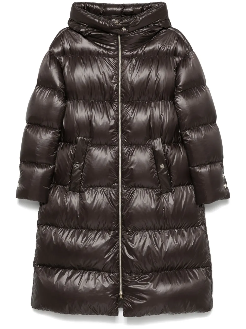 Herno Padded Coat In Brown
