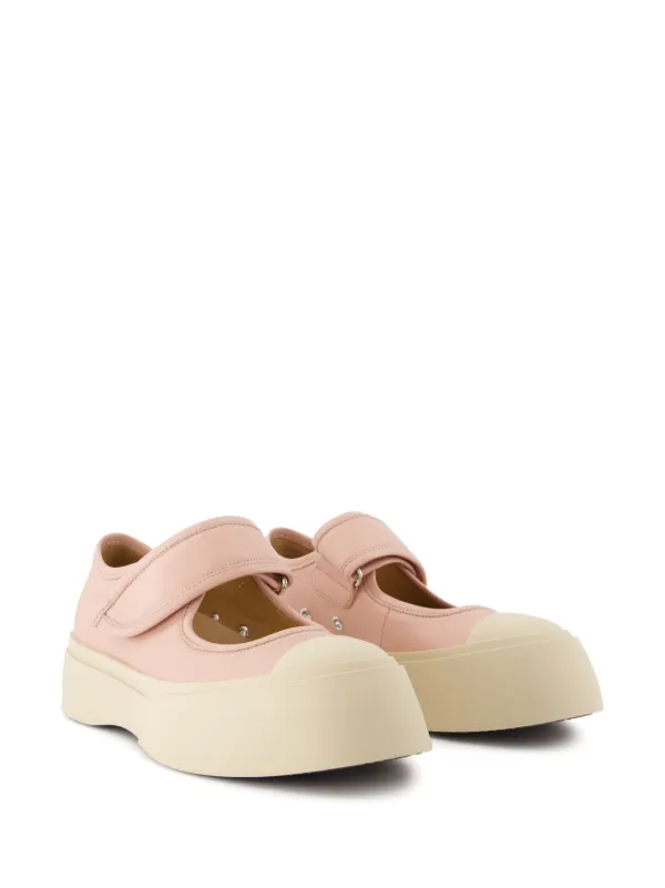 Marni メリージェーン フラットシューズ | ピンク | FARFETCH JP