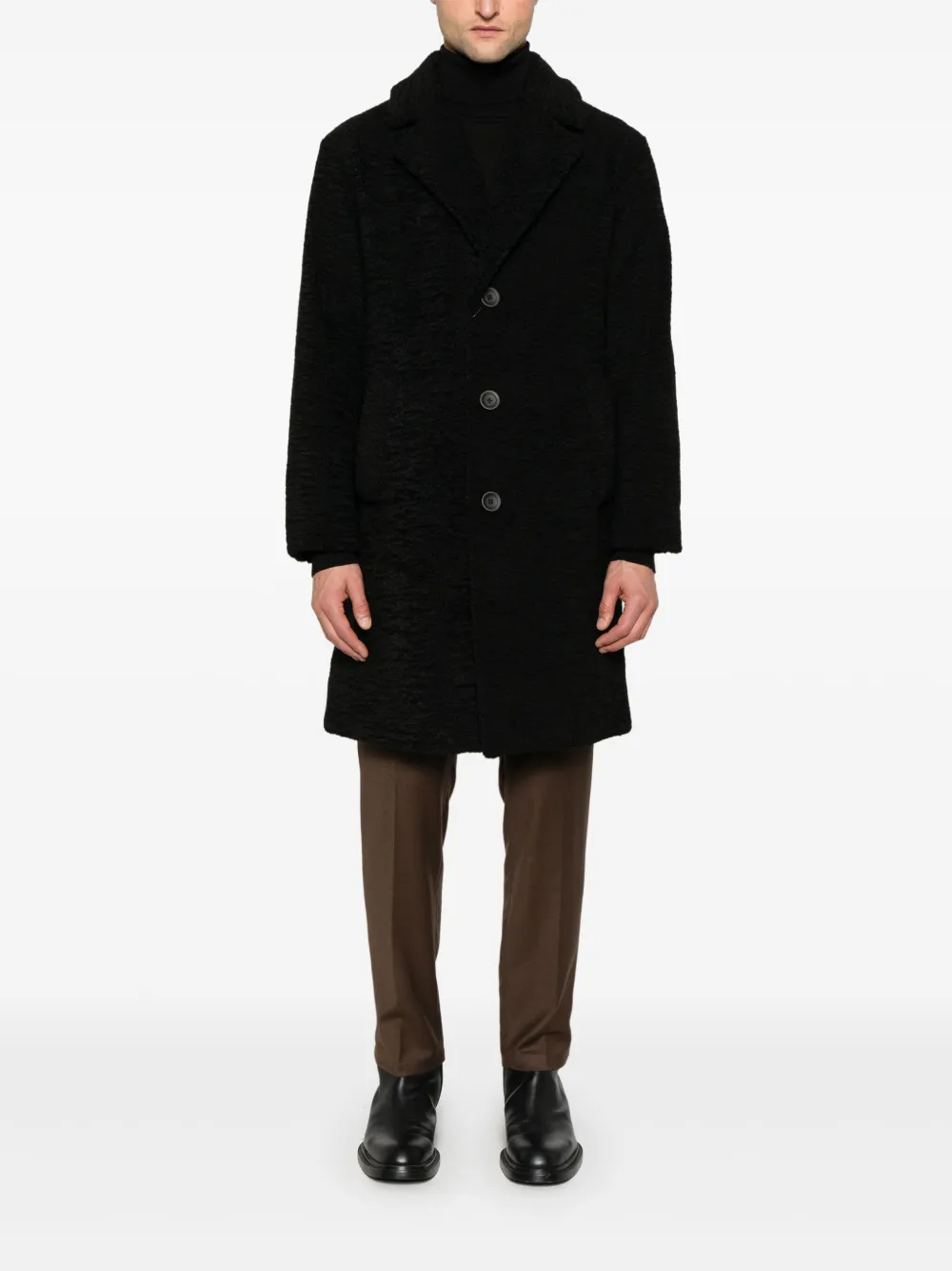 Herno Fleece jas - Zwart
