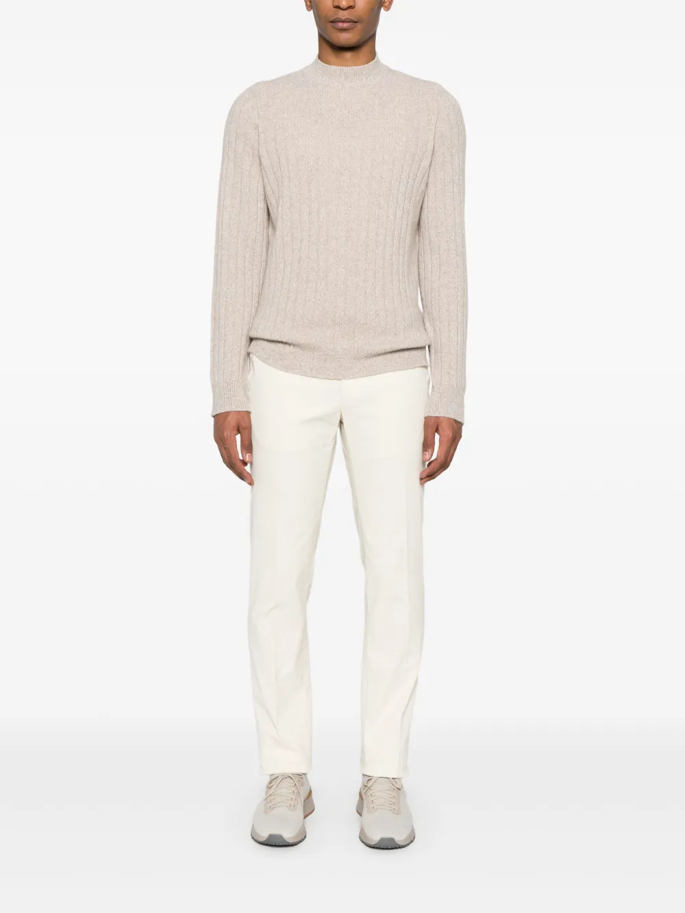 Drumohr crew-neck sweater - Beige