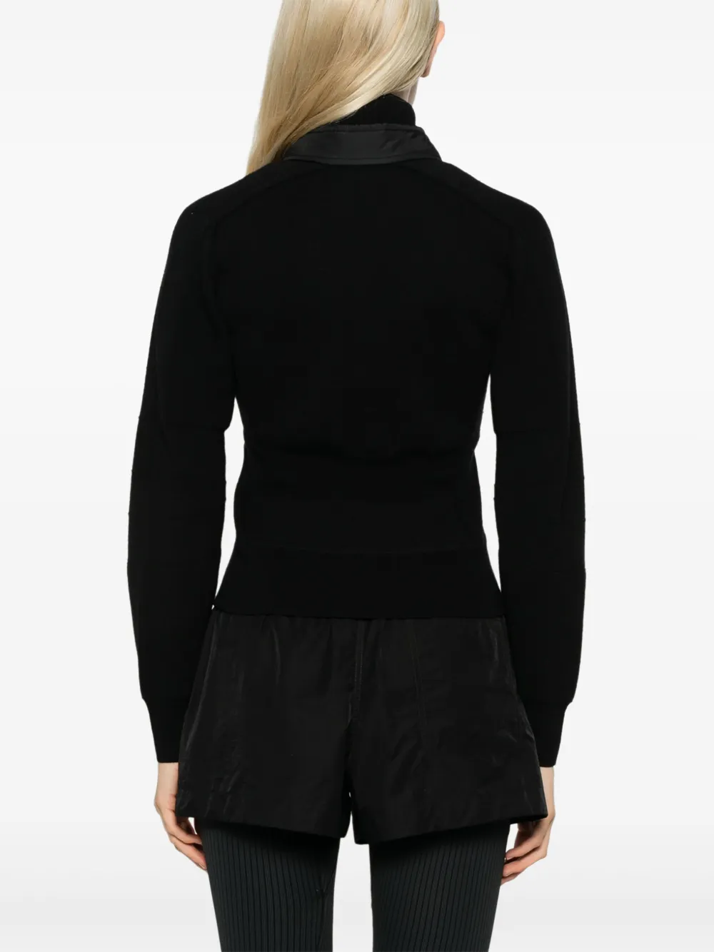 Shop Moncler Padded Zip-up Jacket In Black