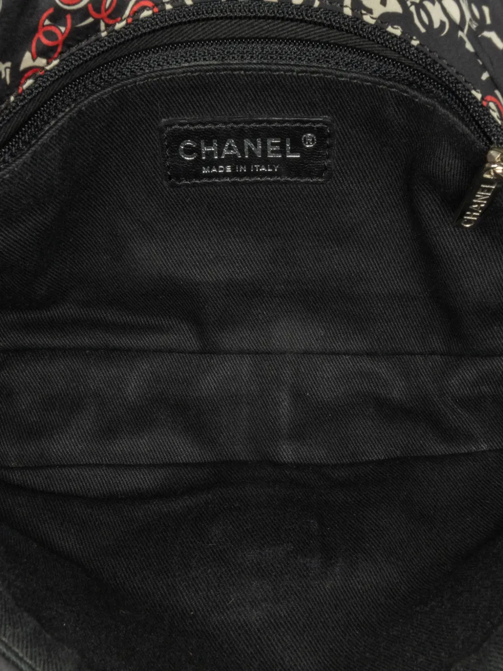 Affordable CHANEL 2006-2008 Medium Quilted Satin Coco Optic Print Flap shoulder bag Women