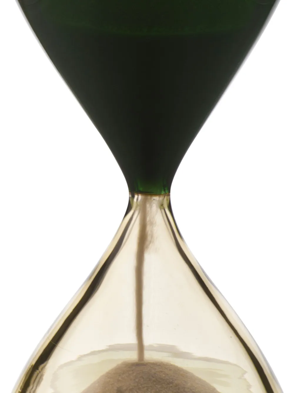 Venini Clessidra hourglass (25cm x 10cm) - Groen