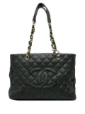 CHANEL Pre-Owned 2005-2006 Caviar Grand Shopping tote bag - Black