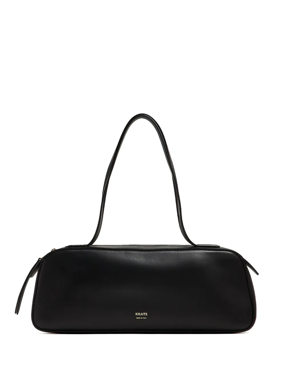 KHAITE Simona structured zip-top shoulder bag | Black | Image 1
