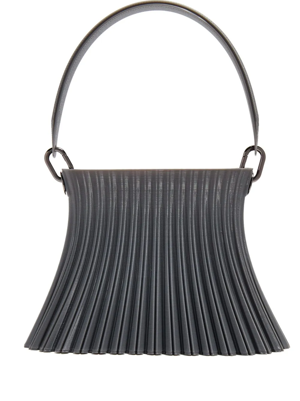 Pleated shoulder bag