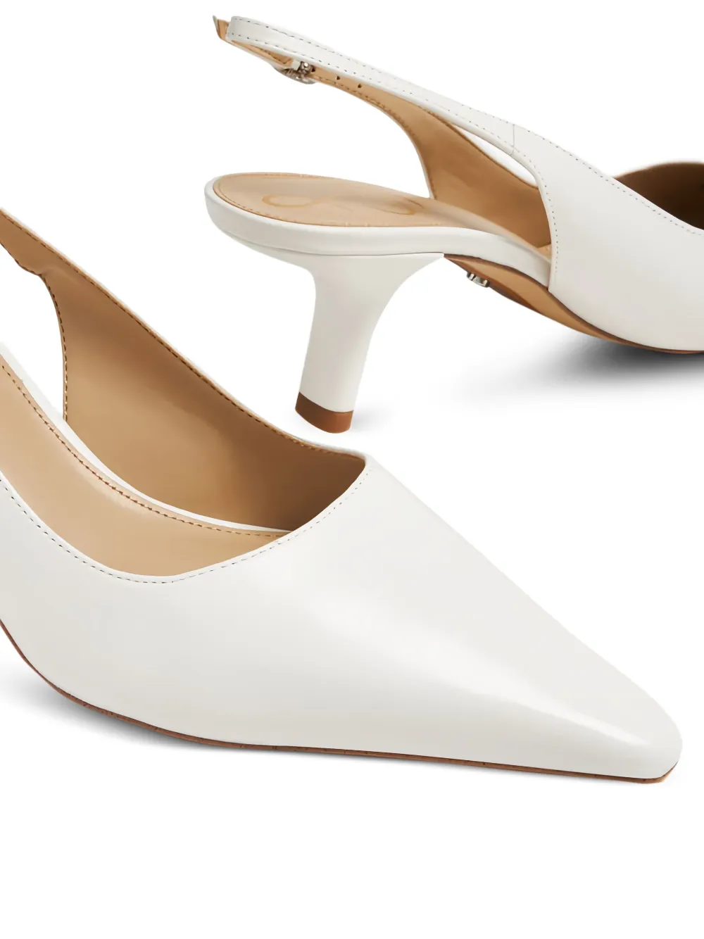 Sam Edelman 60 mm Bianka slingback pumps Wit