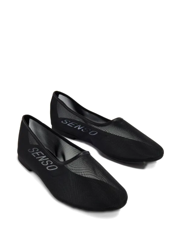 Senso メッシュ フラットシューズ | ブラック | FARFETCH JP