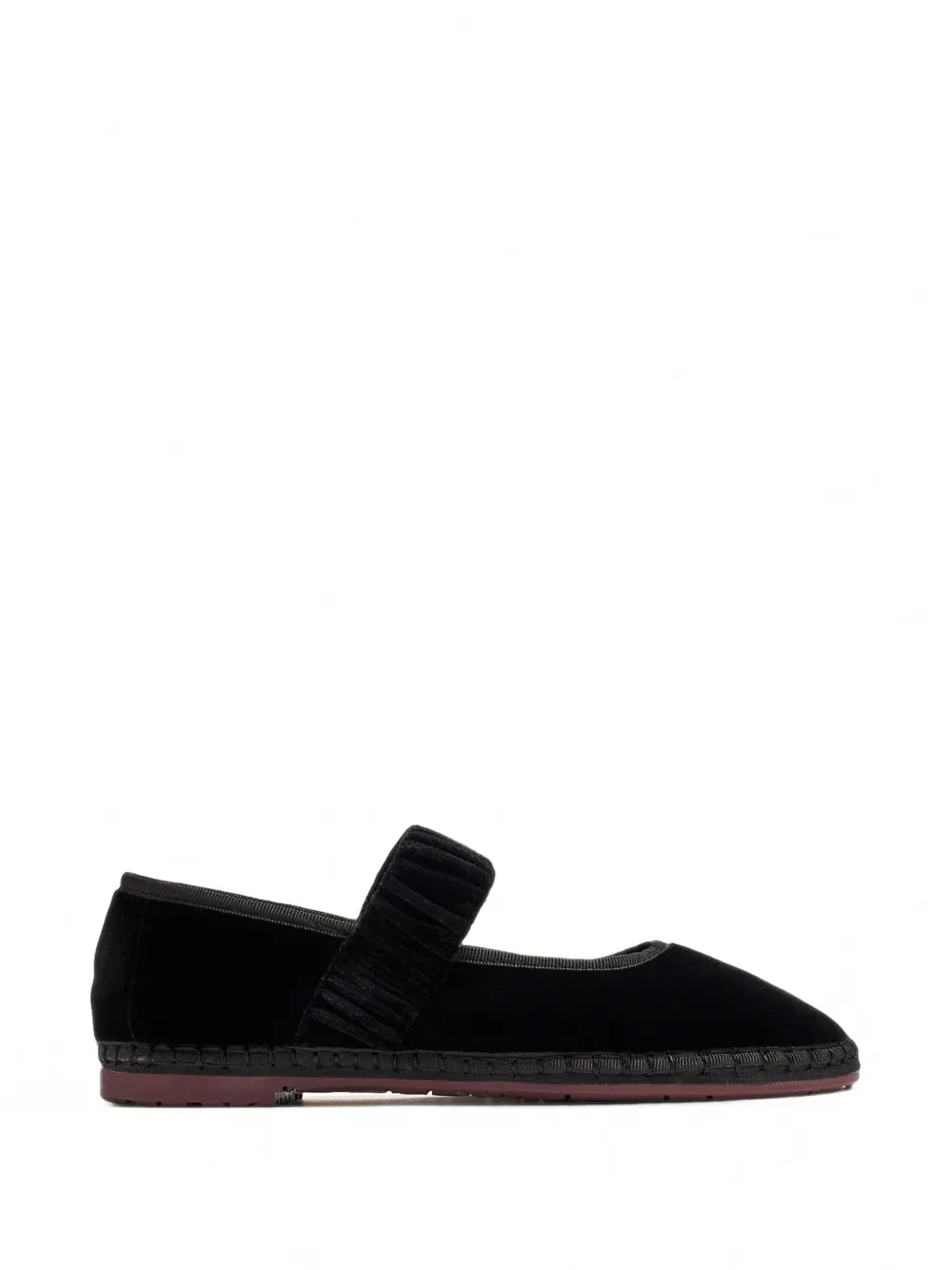 FLABELUS Mafalda velvet ballet flats - Nero