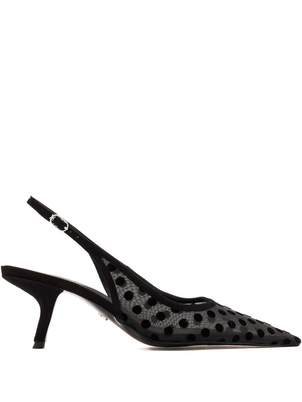 Sam Edelman Bianka polka-dot slingback pumps Wit