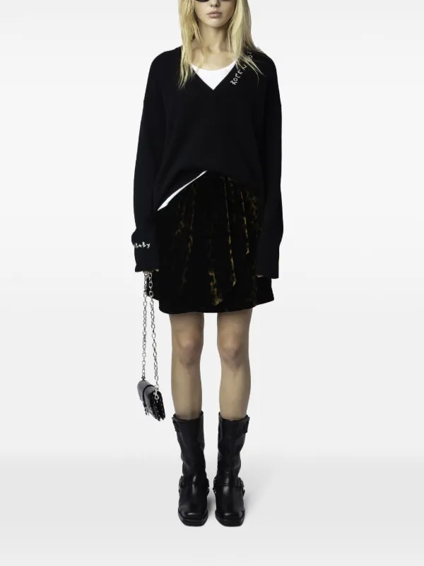 Zadig&Voltaire Jerry ミニスカート | ブラック | FARFETCH JP
