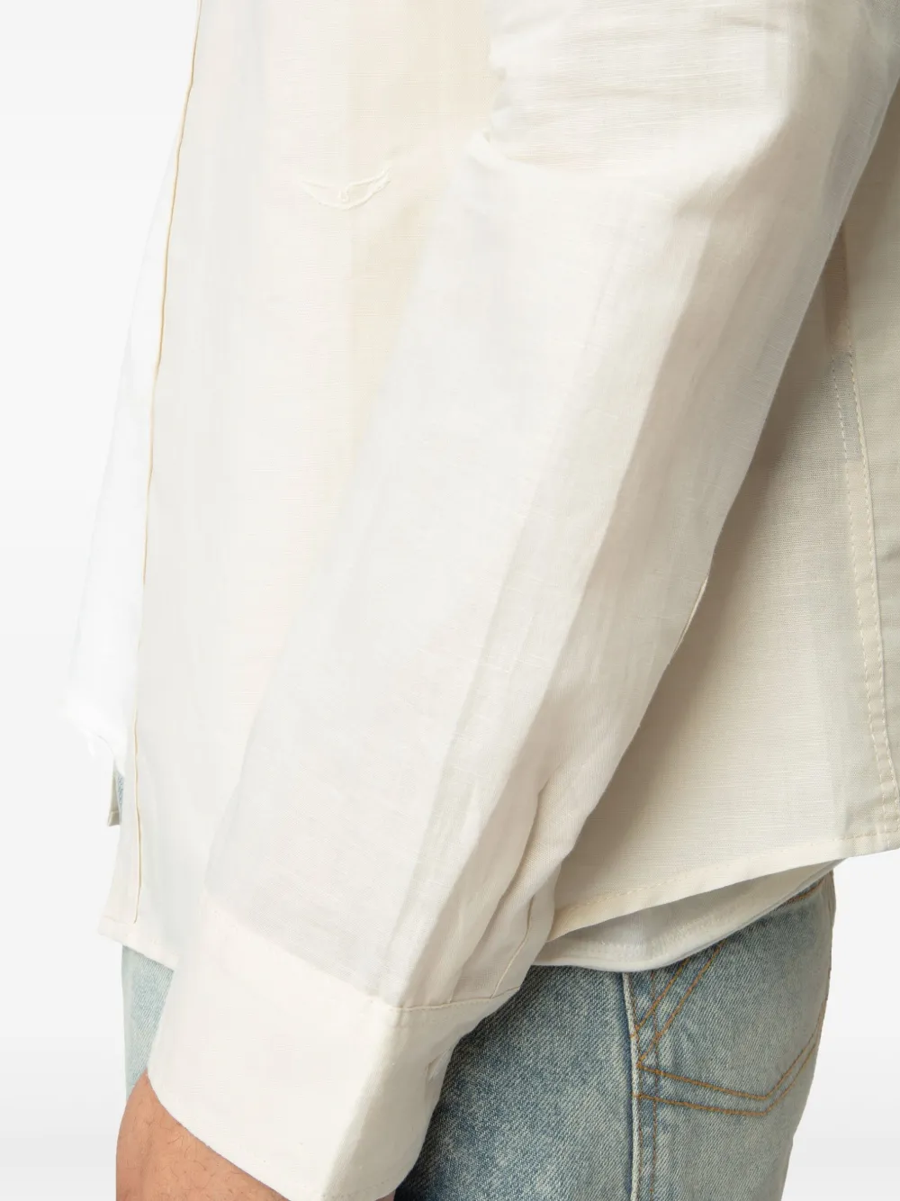 linen-organic cotton shirt